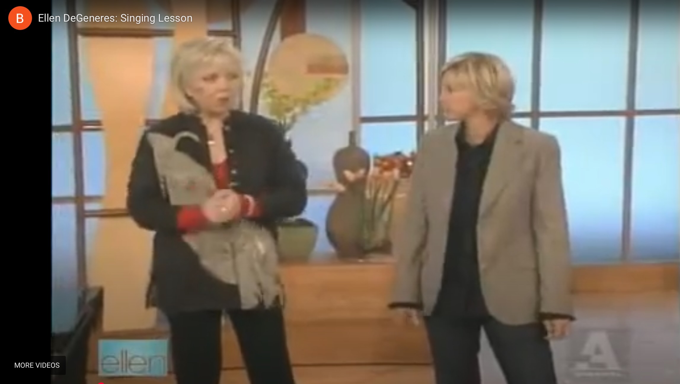 Elaine on Ellen